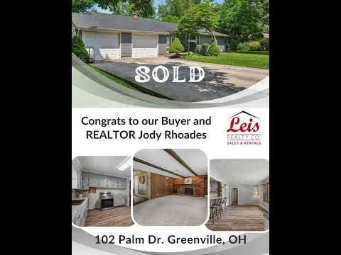 102 Palm Dr, Greenville, OH home video tour