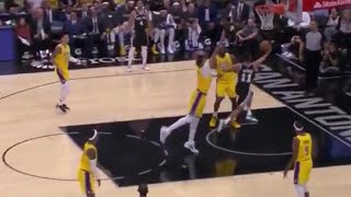 Anthony Davis BLOCKED Bryn Forbes | Lakers vs Spurs 11.25.2019