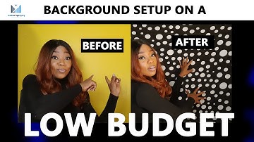 DIY  Space Design For Video Filming with a Backdrop On a Budget