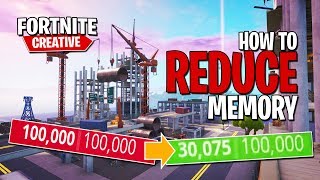 How to LOWER MEMORY in Fortnite Creative