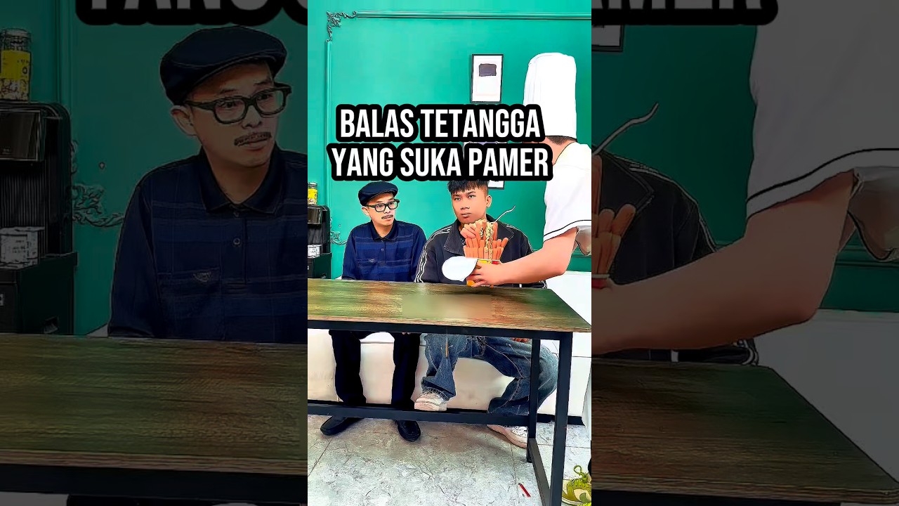Gak mau kalah sama tetangga yang sombong 😜
