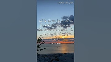سورة العنكبوت من  آية 9 إلى آية 11 بصوت الشيخ ياسر الدوسري♥♥