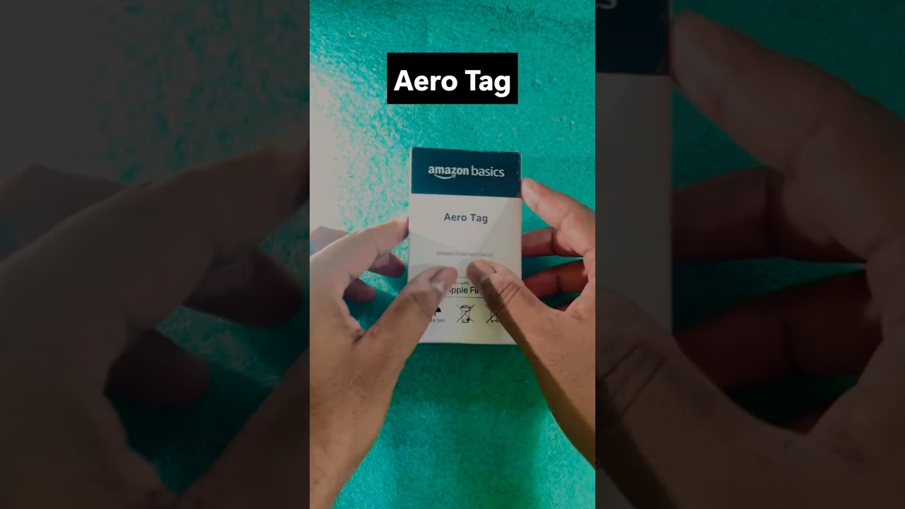 Amazon Basics Aero tag | AirTag alternative 