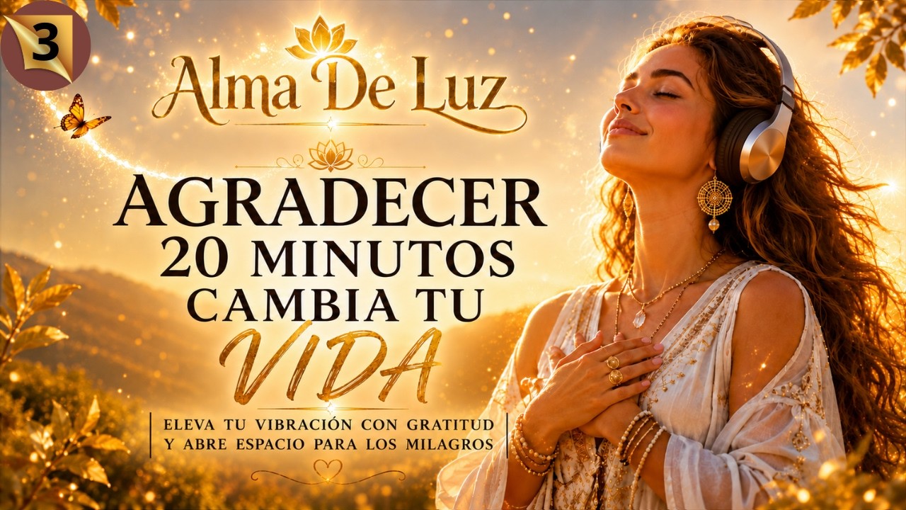 🌅EJERCICIO DE GRATITUD Que TRANSFORMA TU VIDA | Eleva Tu Vibración y ...