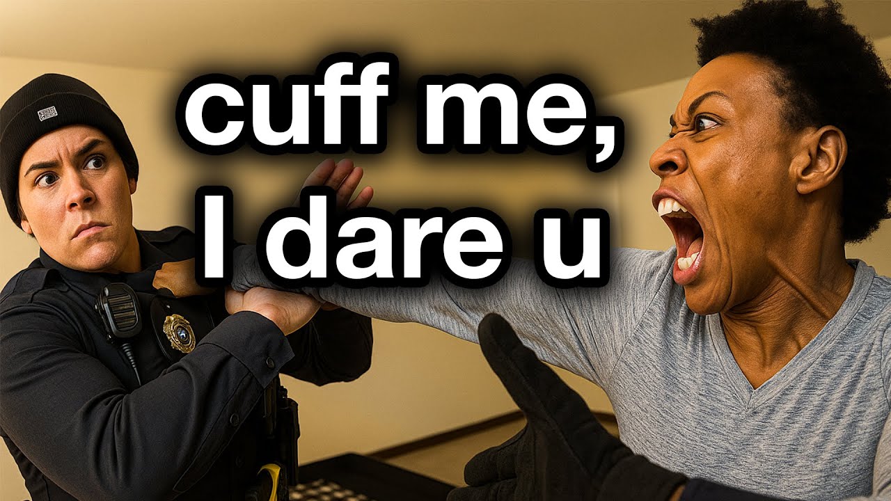 Смотрите, как психопатка Каренс связалась не с теми копами!