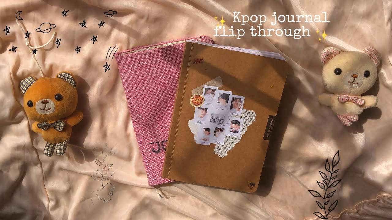 kpop journal flip through ✨