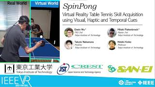IEEE VR 2021 Journal Paper: SPinPong 30s Promotion Video
