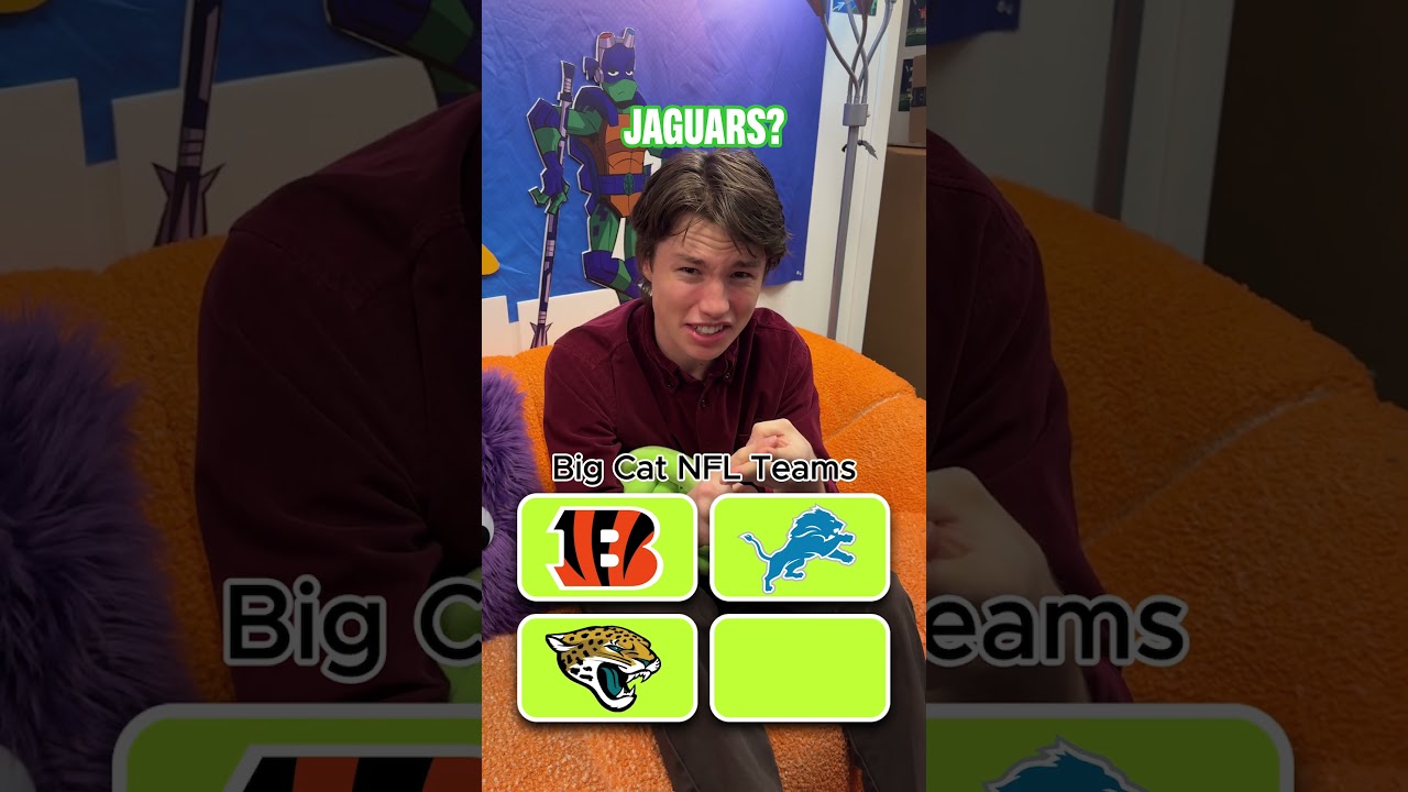 Guess the FOUR NFL Teams with Cat Mascots! 🦁