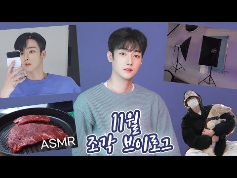 [VLOG] 11월 최토끼의 하루하루 조각 브이로그 | 화보 촬영 | 프로필 사진 촬영