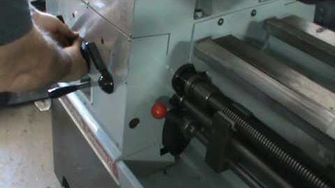 Clausing 21x120 Colchester lathe shown running in all speeds and feeds.