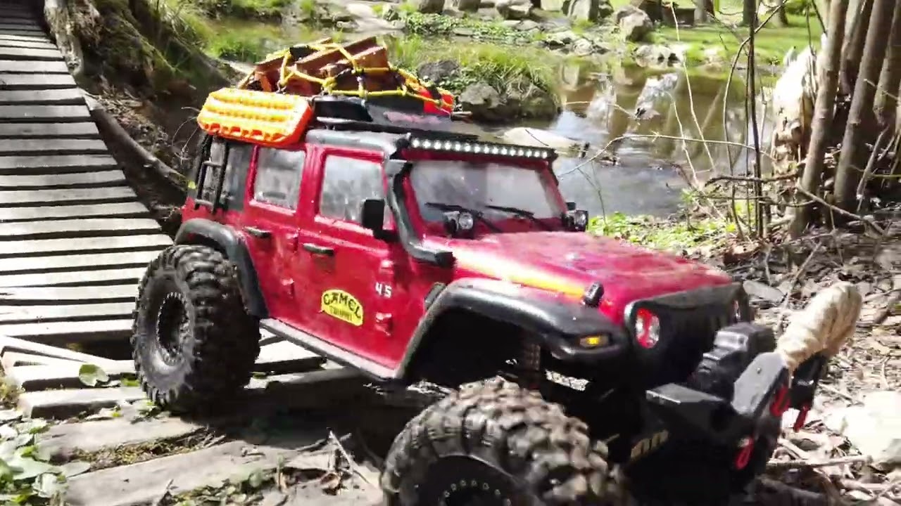 Traxxas Trx4 Land Rover Defender Crawler AMXRock Crosstrail RC Scale Park Stelzendorf