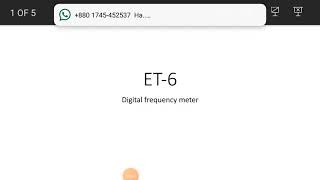 Digital frequency meter
