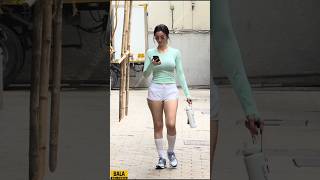 Giorgia Andriani Spotted In Shorts At Gym