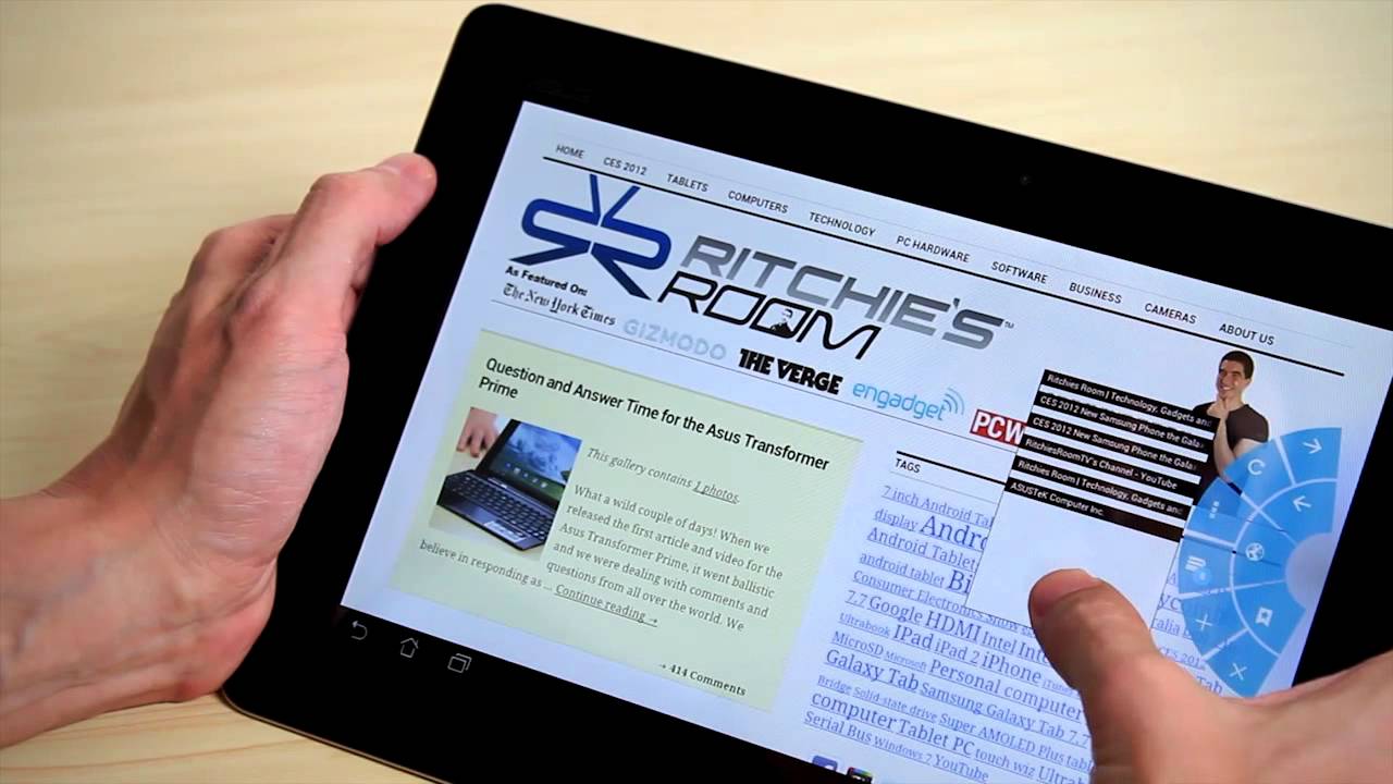 Android Web Browsing with Gesture Control