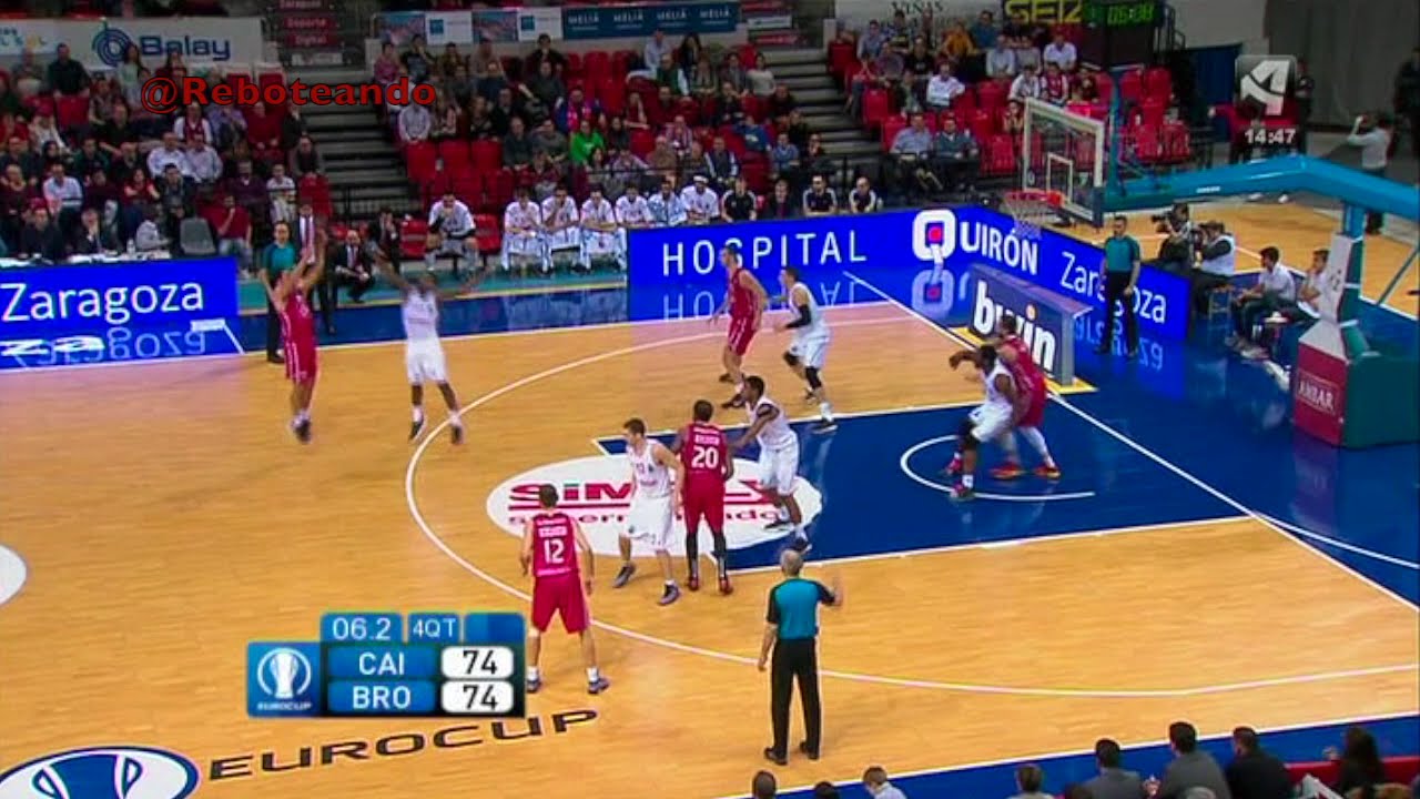 CAI Zaragoza 78 vs Brose Baskets 76 YouTube