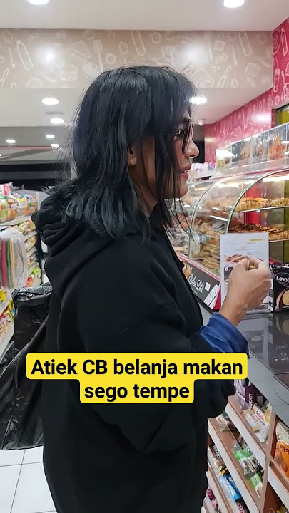 Atiek CB belanja tempe tahu makan sego tempe