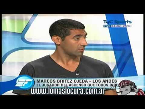 Marcos Britez Ojeda en Estudio Futbol