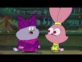 Chowder gives Panini a Kiss on the Cheek