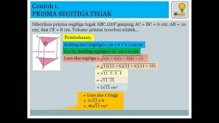 Volume Prisma Segitiga Tegak (Dimensi Tiga) - Bimbel BESMART Volume Prisma Segitiga Tegak (Dimensi Tiga) - Bimbel BESMART