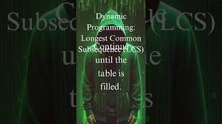 Dynamic Programming: Longest Common Subsequence (LCS)