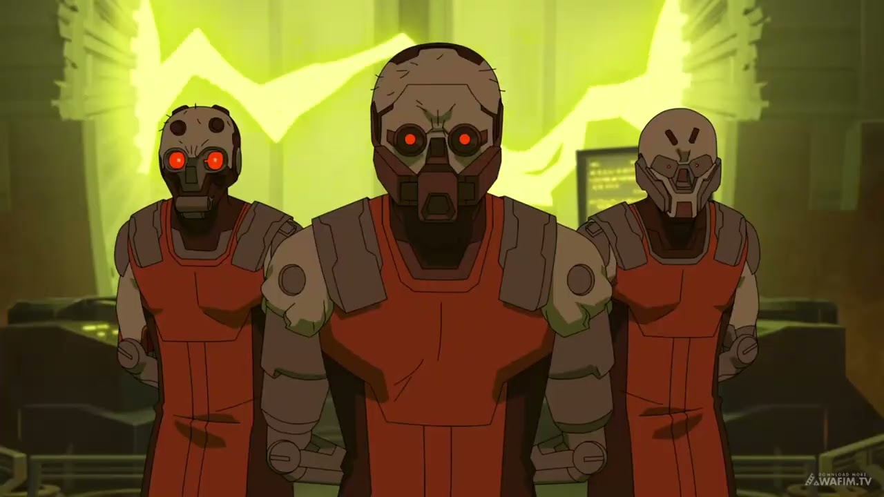 Invincible S03E07 Technicians turn on Angstrom