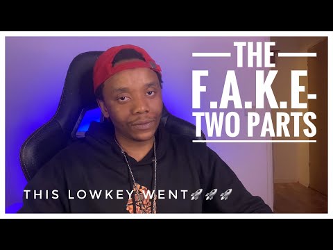 The F.A.K.E – Two Parts (Lyric Video) || REACTION VIDEO