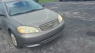 Famous 2003 TOYOTA COROLLA/DS18368/98337/FIN/PVA/H0297 Profile
