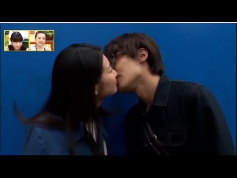 Japanese TV dating show. intimate kiss (o ⊰ o) ♥ #1