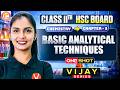 Basic Analytical Techniques Class 11 One Shot | 11th Chemistry Chapter 3 HSC Board | BY Vanshika Mam
