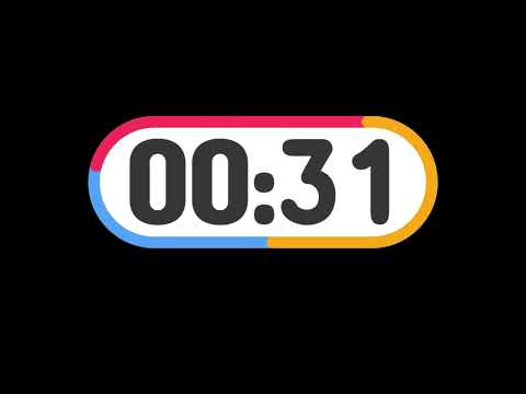 59 Second countdown timer with beep at every second 🔔