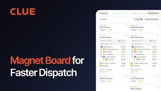 Magnet Board: Visual Dispatch for Construction Fleets | Clue