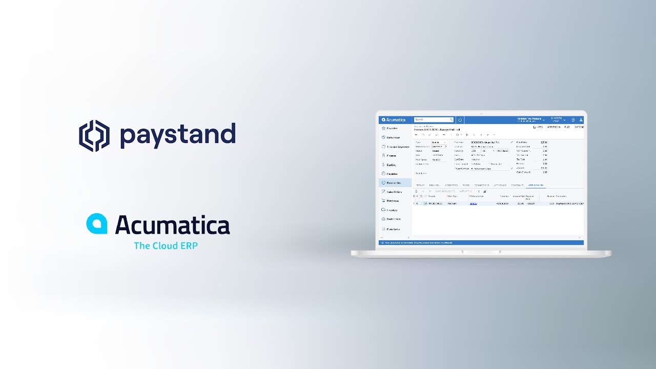Paystand for Acumatica: Quick Demo