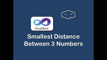 smallest distance between 3 numbers in vb.net