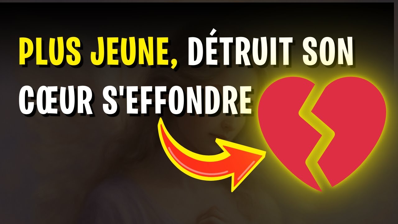 💔 Cette personne plus jeune est anéantie à cause de toi, et aujourd'hui, son cœur s'est effondré.
