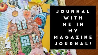 Creative journal page in my magazine journal
