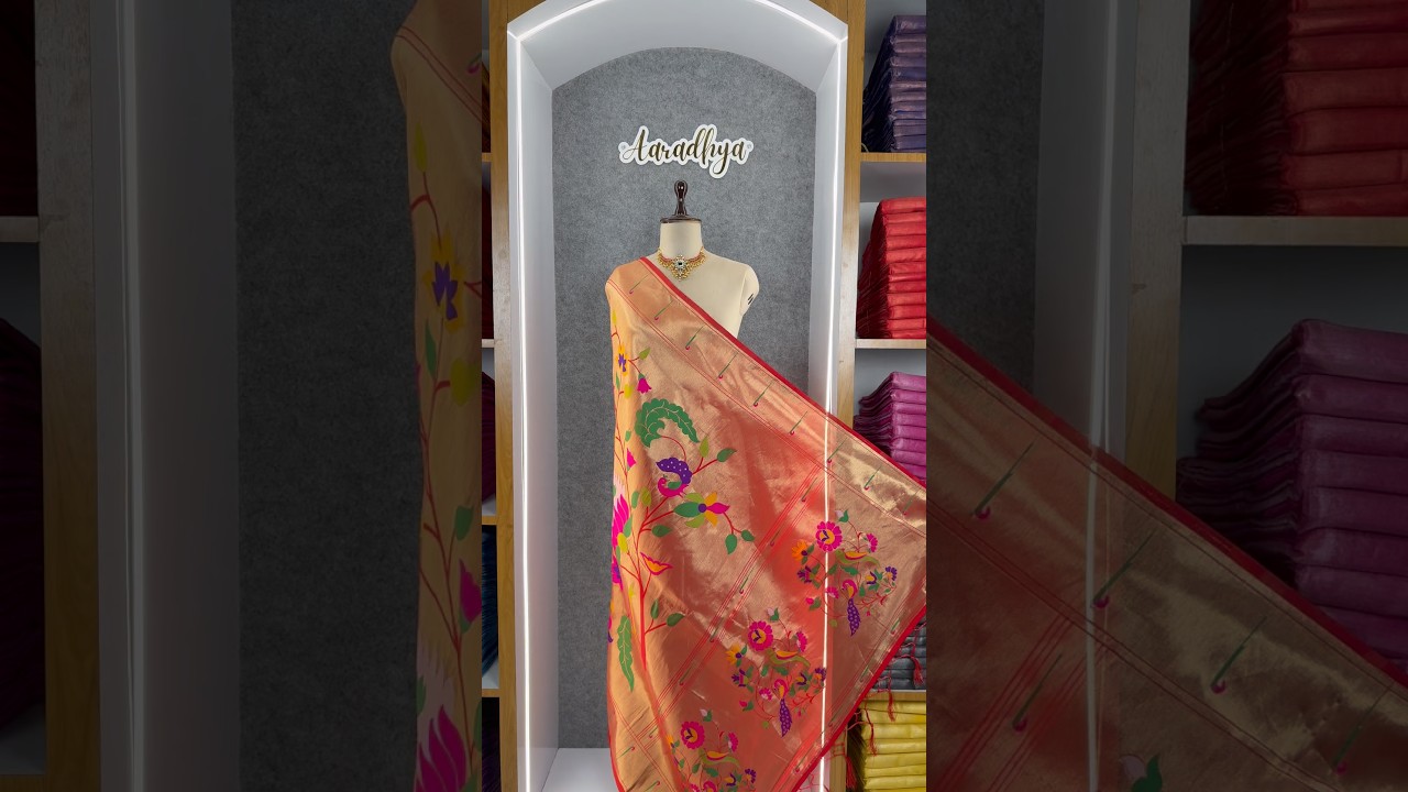 Pure Paithani Pallu All-over Zari Weaving Dupatta