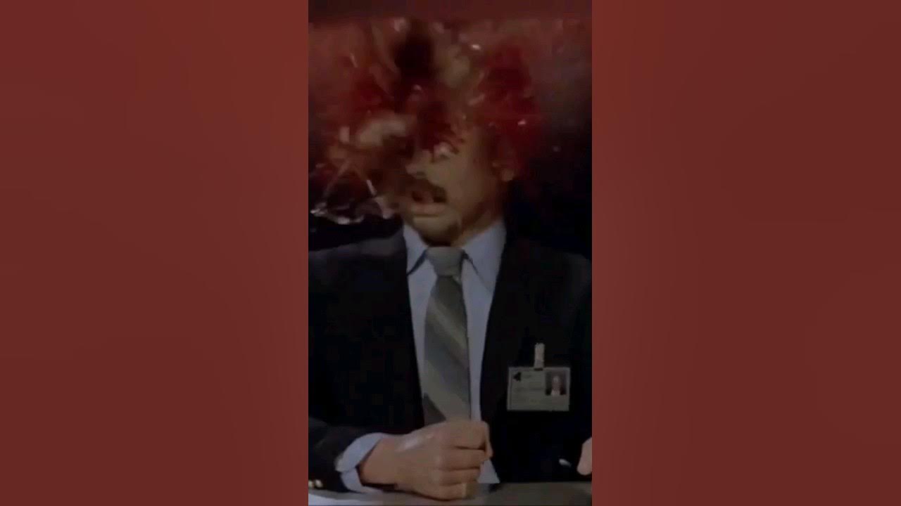 Cool head explosion from movie Scanners amazing funny movie scanner