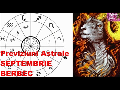 Previziuni ASTRALE septembrie 2022-zodia BERBEC