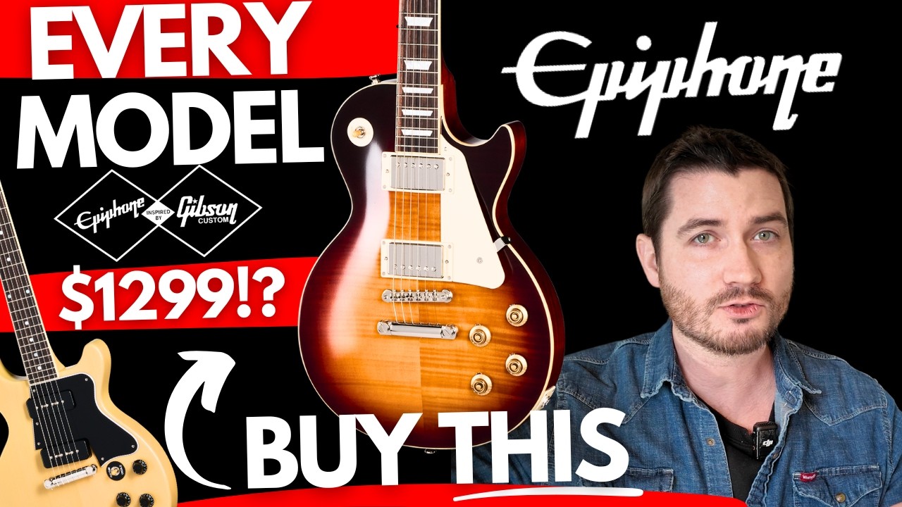 EVERY Epiphone Inspired by Gibson Custom: BUYER'S GUIDE - YouTube