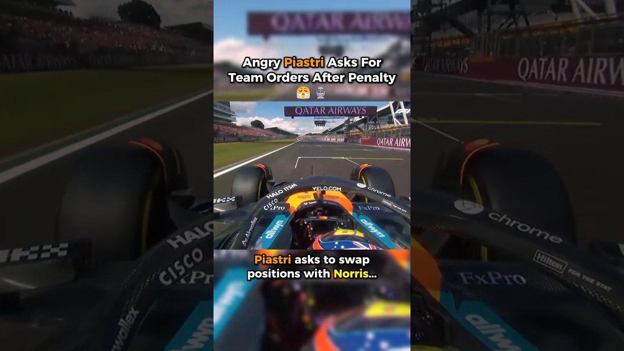 Piastri Asks to Swap Positions With Norris after Penalty