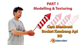 Cara Membuat Rocket Kembang Api 3D pada Aplikasi Blender 2.9 || PART #1 Modelling @Guru_Creative screenshot 4