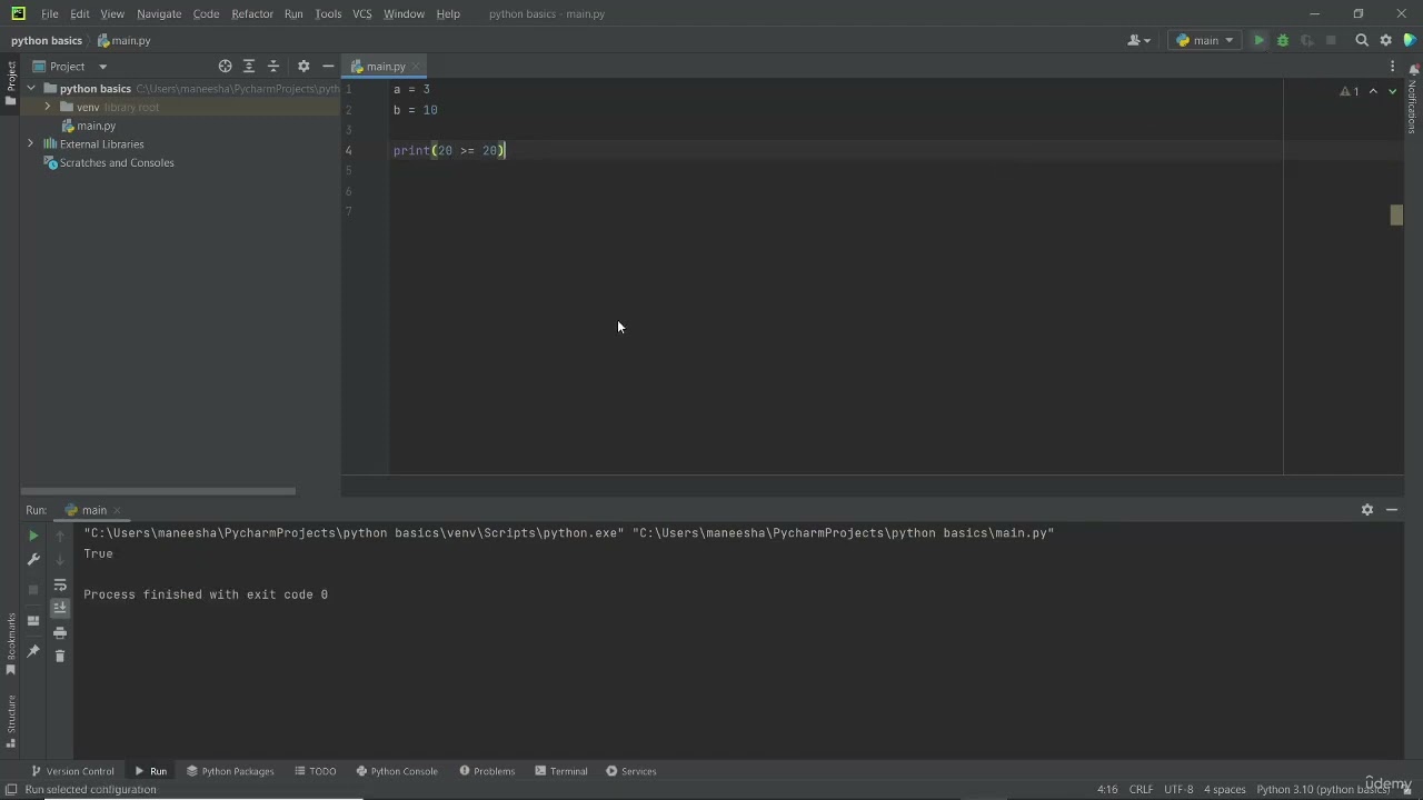 4  Operators in Python