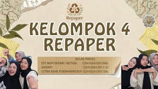 MANAJEMEN BISNIS KREATIF | KELOMPOK 4 (REPAPER) | UBP KARAWANG