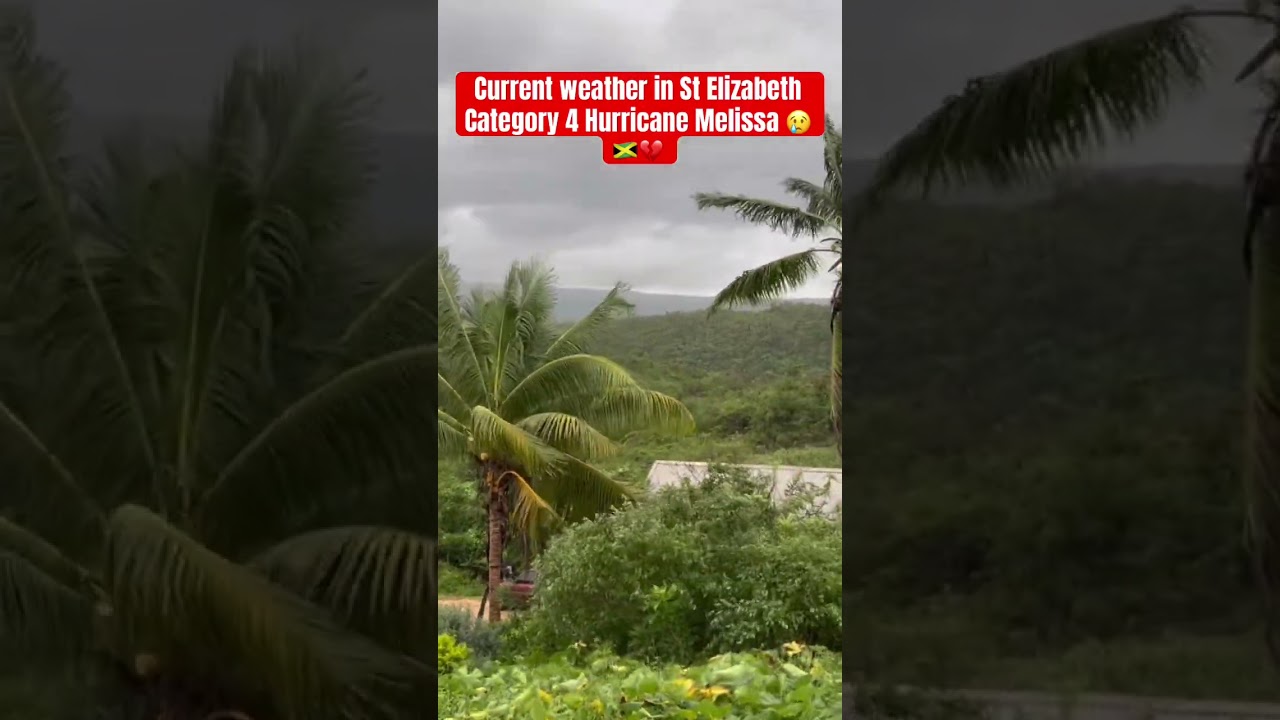 Current weather in St Elizabeth Category 4 Hurricane Melissa 😢🇯🇲
