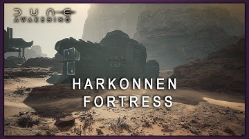 HOW TO BUILD A HARKONNEN FORTRESS [SPEED BUILD] - DUNE AWAKENING