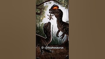 The first letter of your name = what creature is hunting you! #dinosaur #prehistoric