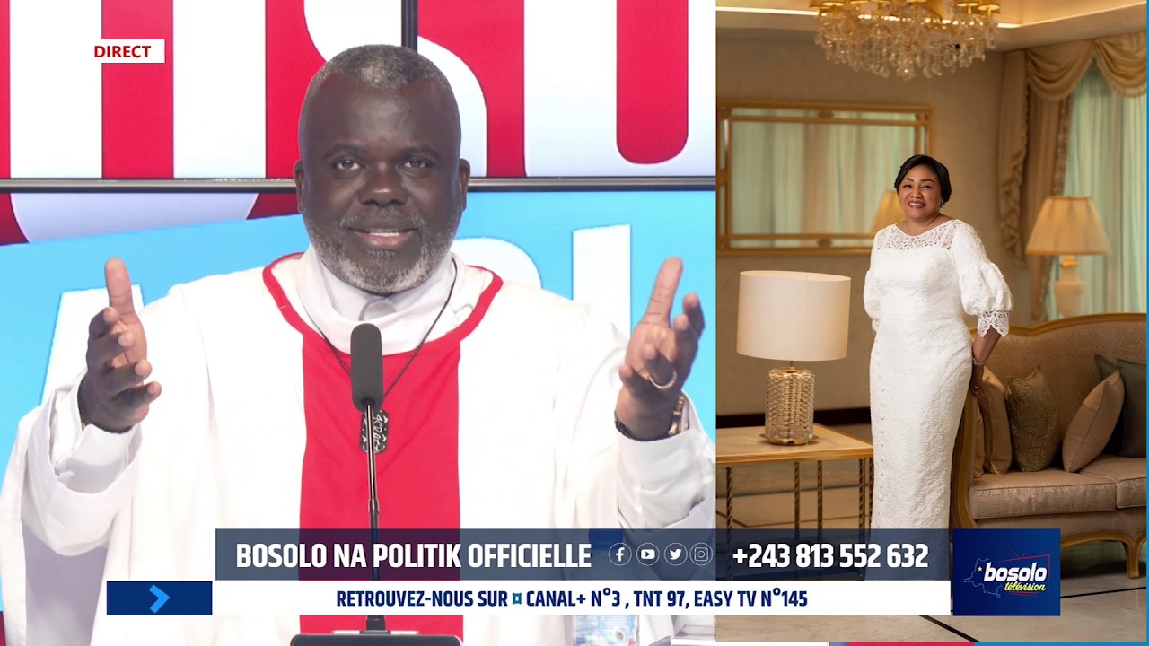 BOSOLO NA POLITIK OFFICIELLE | 09 MARS | ISRAEL MUTOMBO CELEBRE LA FEMME