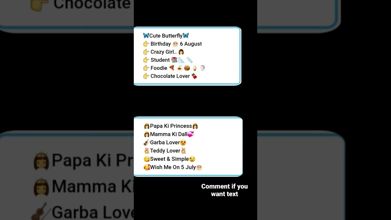 instagram bio ideas for girls😍