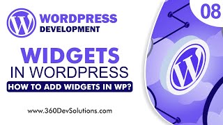 How to add widgets in WordPress | WordPress Course Series | Urdu Hindi Tutorials | Class 8
