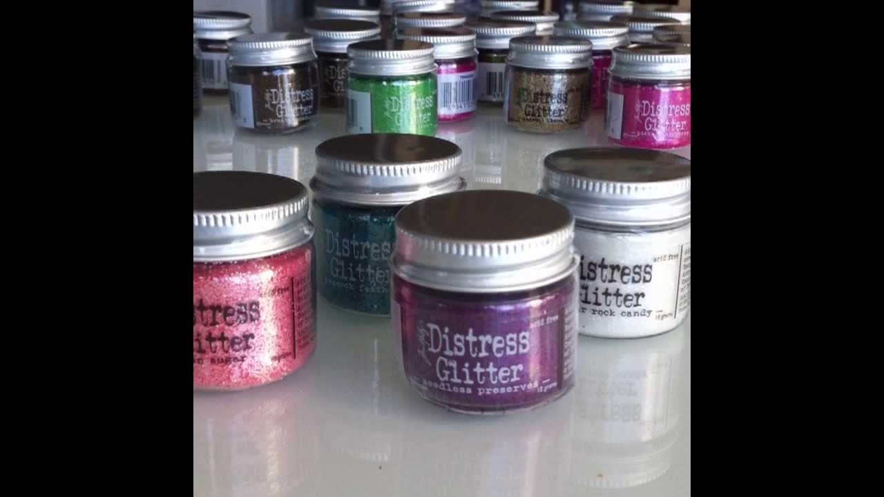 Distress Glitter is comming...